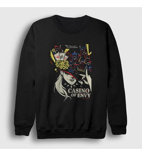 Presmono Unisex Siyah Niijima Casino Of Envy Persona 5 Sweatshirt 455128tt