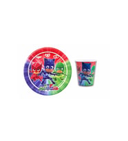 Pj Masks Karton Tabak Bardak Seti 8 Li Set