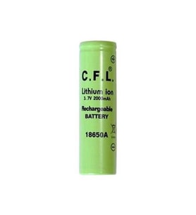 Supex 18650-2500S Şarjlı 3.7 V-2500 mAh Lityum Pil Tırnaklı