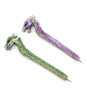 Periboia Dragonlu Polyester Tükenmez Kalem (Karışık)