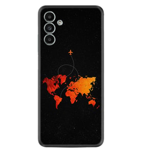 Samsung A23 A31 A32 A50 A51 A52 A53 A70 Kılıf Desenli Silikon İz Bırakan Uçak 1778