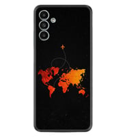 Samsung A23 A31 A32 A50 A51 A52 A53 A70 Kılıf Desenli Silikon İz Bırakan Uçak 1778