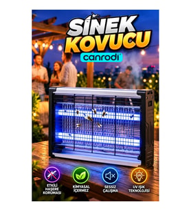 UV Işıklı Elektrikli Sinek Savar Sessiz Çalışan Haşere Öldürücü Lamba