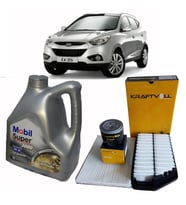 HYUNDAİ İX35 1.6 GDİ BENZİNLİ YAĞ BAKIM SETİ HAVA + POLEN + YAĞ FİLTRESİ + MOBİL 5W 30