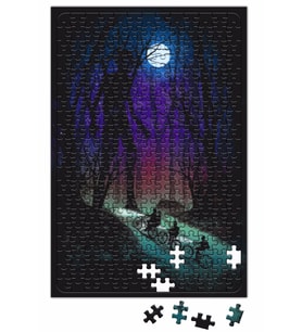 Stranger Things Stranger İn The Woods Puzzle 240 Parça Yapboz