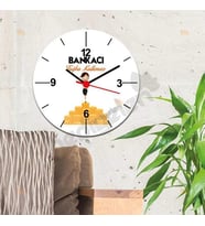 Bankacı Kadın Figür Duvar Saati