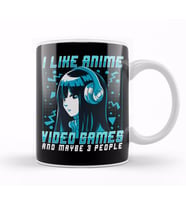 I Like Anime Video Games And Maybe 3 People Kupa Bardak Porselen