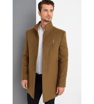 PLT8386 DEWBERRY ERKEK PALTO-CAMEL