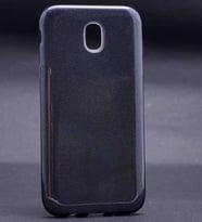 Nokia 3 Kılıf Simli Parlak Shining Kapak (Siyah)