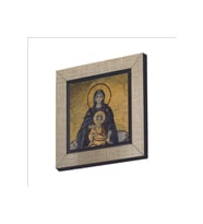 Ayasofya- Hz. Meryem ve İsa Mozaiği Baskılı MDF Magnet 7X7