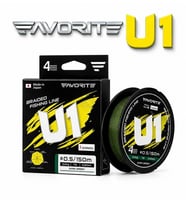FAVORITE U1 PE X4 150M 0.121MM KOYU YEŞİL AJİ LRF İP MİSİNA