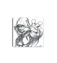 Green Arrow Karakalem Tablo - 107019 - 70x70 Cm