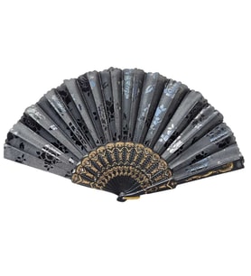 Plastik Kumaş Yelpaze 12 li OB-022 TG-53-vice/(1395) 3867