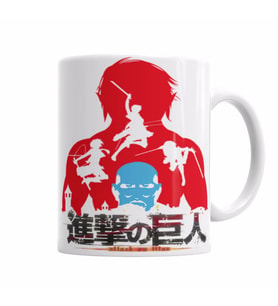 attack on titan   Kupa Bardak Porselen