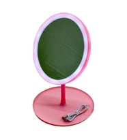 30 cm Şarjlı Işıklı Makyaj Aynası Pembe 5525