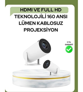 Ultra Pro Full HD ve 4K Destekli 130 İnç Projeksiyon Cihazı