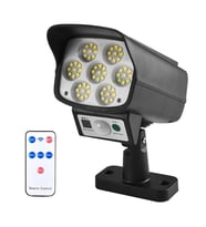 Powermaster SH-863A Kamera Görünümlü Hareket Sensörlü 63 Ledli Solar Lamba