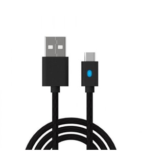 PS5-XBOX-SWITCH UYUMLU Led ışıklı Type C 3Metre ÖRGÜLÜ  Kablosuz Gamepad USB Şarj Kablosu