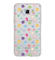 PrintiFy Samsung Galaxy J5 2016 ile Uyumlu 1mm Slim Fit Water Color 6 Baskılı Şeffaf  Kılıf