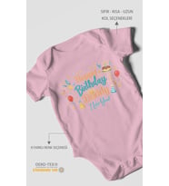 Happy birthday dad ı love you Kısa Kollu Bebek Body