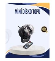Mey İthalat® Müzik Sensörlü Renkli LED Parti Işığı