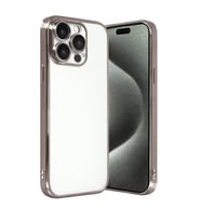 Apple İphone 15 Pro Max Razer Lensli Silikon - Titan Gri