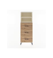 Hyperion Dolap 2 Raflı 3 Çekmeceli 60x44x163 Aytaşı-Çam