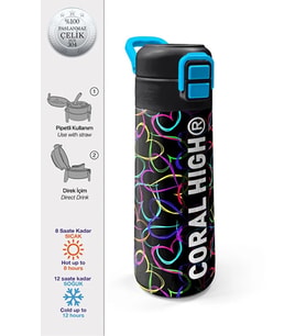 CORAL HIGH ÇELİK TERMOS(500ML)31870
