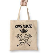 Warrior Skull Crown King Maker Historical Fantasy Bez Çanta Uzun Saplı