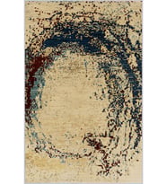 Eliana Home Baskılı, Yıkanabilir Kaymaz Taban Salon Halısı LNA1079 100x150 cm (Bej)