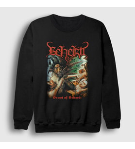 Presmono Unisex Siyah Beast Of Beherit Sweatshirt 426870tt