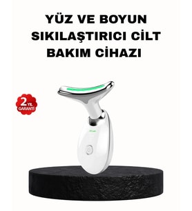 Ems Mikro Akım Yüz Boyun Sıkılaştırıcı Cihaz 7000 Vpm Titreşim Isı Terapili - Lisinya