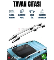 S-Dizayn Peugeot Bipper Aluminyum Gri Tavan Çıtası Sport Model 2008 Üzeri A+ Kalite