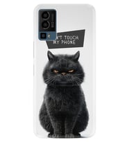 23 Kılıf HD Resim Baskılı Don't Touch Cat StKd -011