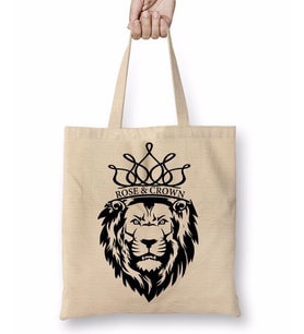 The Lion King Branca Masculina e Feminina Bez Çanta Uzun Saplı