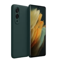 Samsung Galaxy S25 Edge First Silikon - Koyu Yeşil