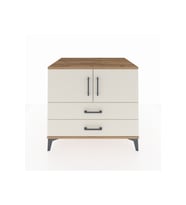 Kronos Şifonyer 2 Raflı 2 Çekmeceli 2 Kapaklı 88x59x80 Çam-Aytaşı