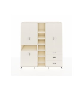 Kronos Dolap 13 Raflı 3 Çekmeceli 6 Kapaklı 220x59x243 Aytaşı-Aytaşı/Aytaşı