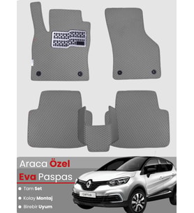 RENAULT CAPTUR 1 (2013-2019) Uyumlu EVA Paspas Tam Set–Araca Özel,Oto Paspas