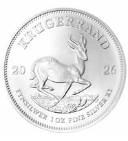 AgaKulche Krugerrand 2026 Gümüş Sikke Coin