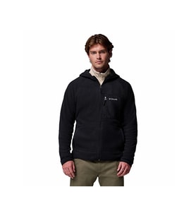 Columbia Fast Trek Overlay Hooded Full Zip Erkek Outdoor Polar Ceket 2135701010 Siyah