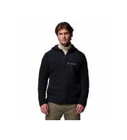 Columbia Fast Trek Overlay Hooded Full Zip Erkek Outdoor Polar Ceket 2135701010 Siyah