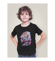 Tasarım Thor Baskılı Unisex Yenilmezler Film Çocuk Tişört (1-12 Yaş)