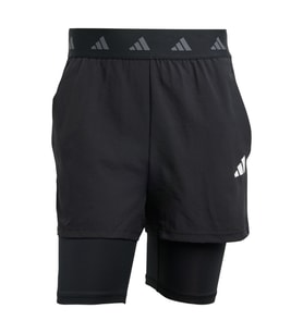 Adidas GYM+ 2in1 SHORT Erkek Taytlı Şort JE5665 (Siyah)
