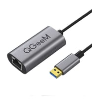 Profesyonel Çok Amaçlı USB 'den RJ45 'e Ethernet Bağlantı Adaptörü Altın Hızlı Ethernet Dönüştürücü (Siyah)