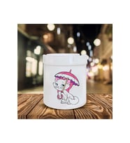 Şemsiyeli Kedi Baskılı Seramik Şık Küllük