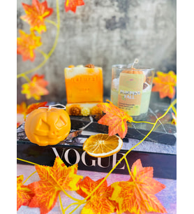 SONBAHAR KOLEKSİYONU SETİ (MUM + SABUN) / FALL COLLECTION SET (NATURAL SOAP + CANDLE)