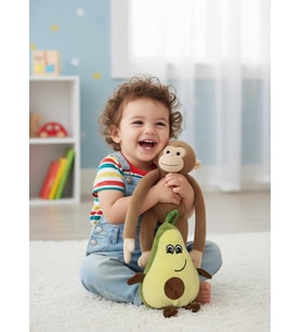 Atakids Peluş Oyuncak Seti - Uyku ve Aktivite Arkadaşları (Kahverengi)