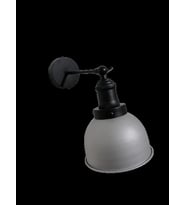 RİOLİGHT RETRO MAFSALLI HAREKETLİ BAŞLIK METAL APLİK (Siyah - Beyaz)