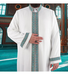 Feyruz İmam Cübbesi Beyaz